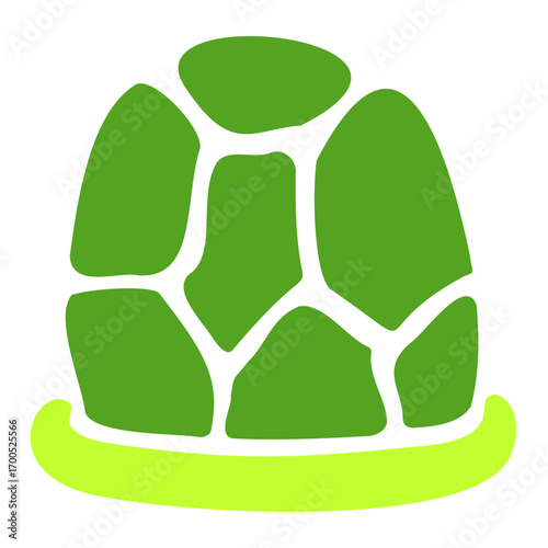 Turtle shell pattern without turtle cute hiding
