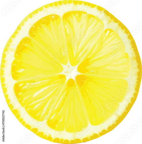 lemon isolated on white background