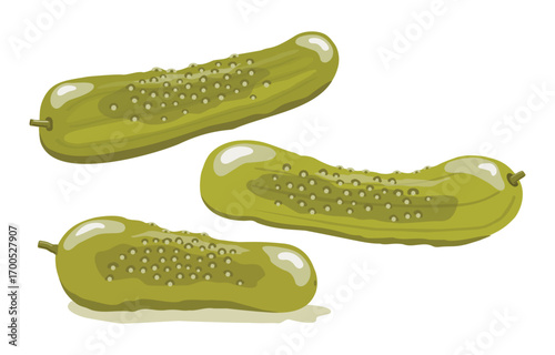 Pickle cucumbers.eps