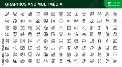 Minimal graphics and multimedia icons for professional design. Ideal for websites, apps, and creative branding with versatile, premium, and modern visuals.