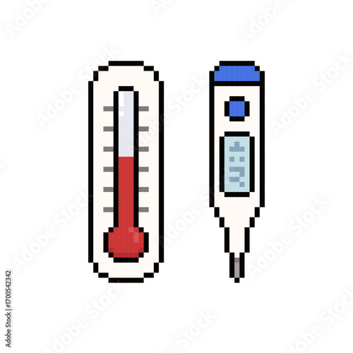 termometer icon draw pixel art