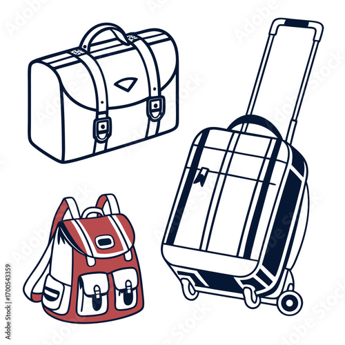 Travel Luggage and Bags Collection suitcase backpack