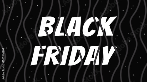 Black Friday Sale Modern Poster Design perfect for sale promotions, shopping events, digital ads, banners, flyers, and store campaigns.	