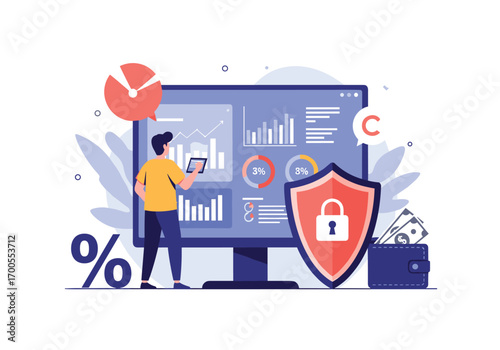Secure financial data management and analysis for business growth and security