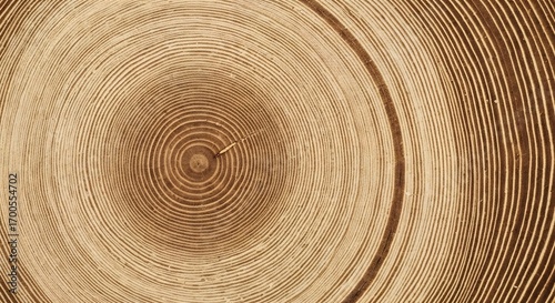 Wallpaper Mural Closeup of a crosssection of a tree trunk Concentric circles wood grain texture Center has a tiny stem Torontodigital.ca