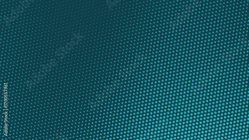 Teal Blue Halftone Abstract Background for Modern Digital Design Poster Wallpaper and Creative Artwork