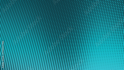 Teal Blue Halftone Abstract Background for Modern Digital Design Poster Wallpaper and Creative Artwork