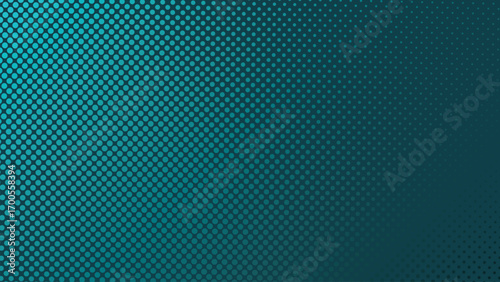 Teal Blue Halftone Abstract Background for Modern Digital Design Poster Wallpaper and Creative Artwork