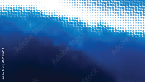 blue and white gradient wave pattern blended into geometric triangular texture creating a modern digital design perfect for posters websites branding advertising and presentations