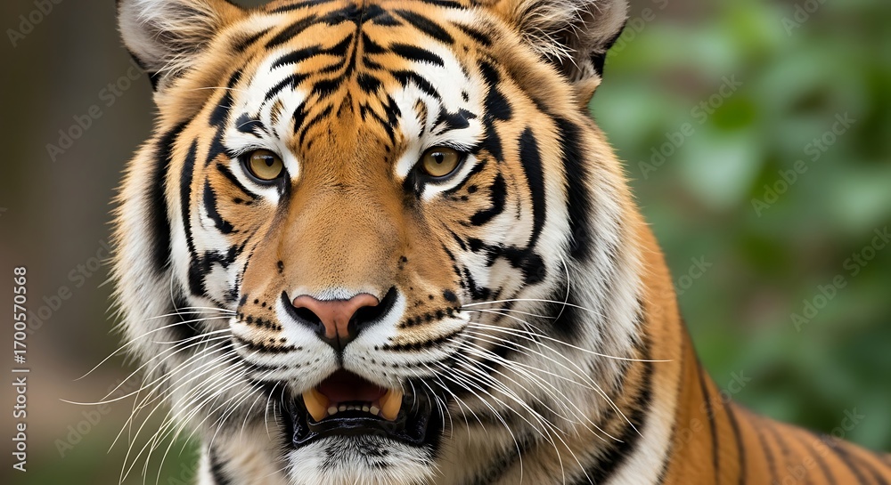 Naklejka premium Majestic Tiger Portrait.