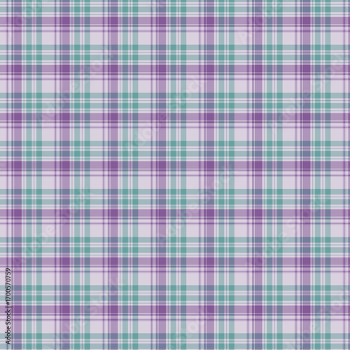 Gingham check plaid pattern for autumn, summer, spring. Seamless colorful herringbone textured vichy tartan vector graphic for scarf, dress, flannel shirt, skirt, other modern fashion fabric design.