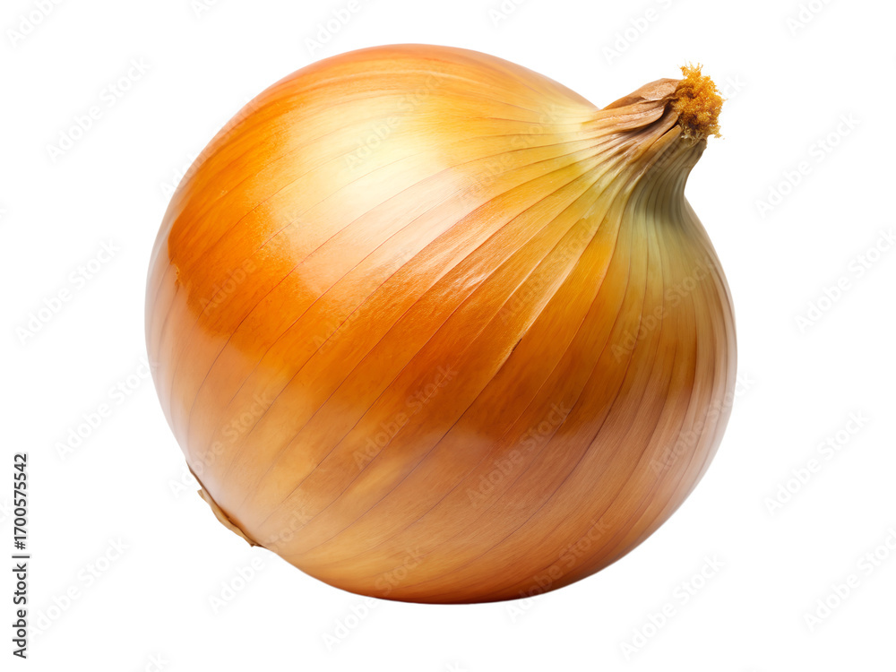 custom made wallpaper toronto digitalA single yellow onion with a dry skin and root, isolated on transparent background
