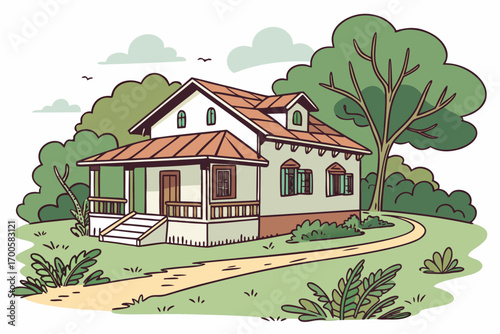 house in the forest