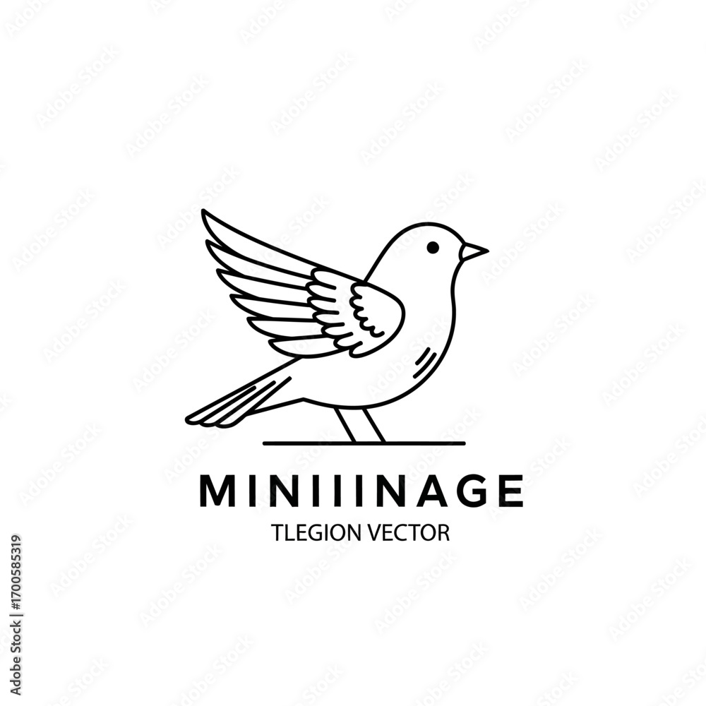 Fototapeta premium bird on branch