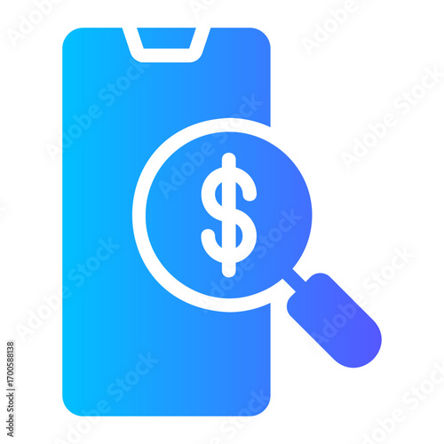 search gradient icon