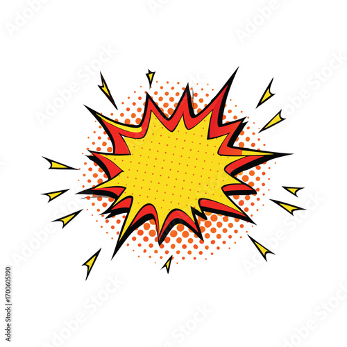 retro pow comic effect