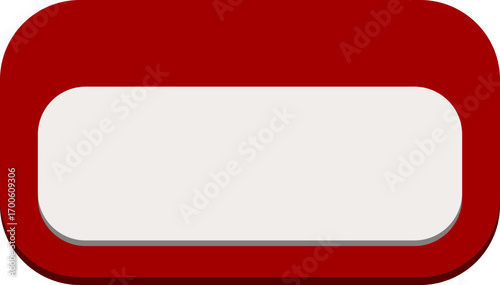 red blank name label
