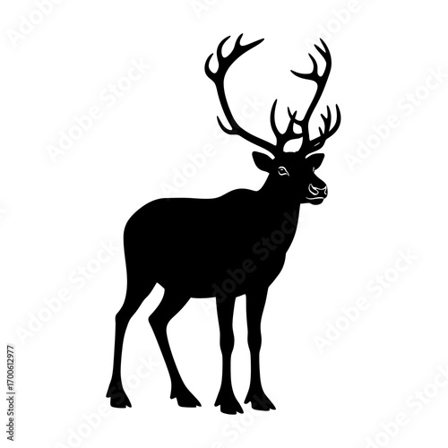 deer silhouette vector