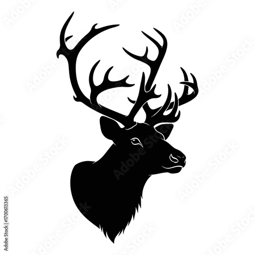 deer head vector