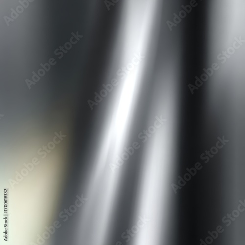 Smooth metallic gradient background in silver tones