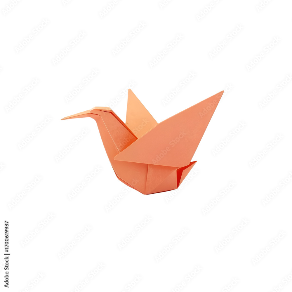 Naklejka premium origami paper ship