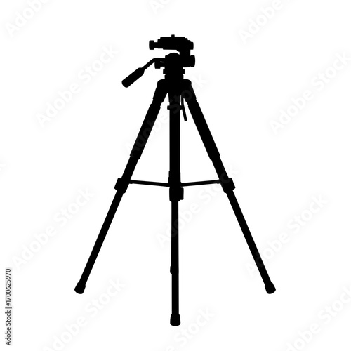 tripod on white background