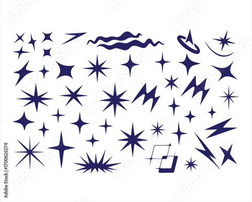 Monochrome Cosmic Symbols