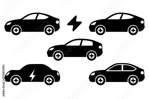 Electric vehicle fleet showcasing sustainable transportation and automotive innovation for ecofriendly mobility solutions and the future of green technology in the automotive industry