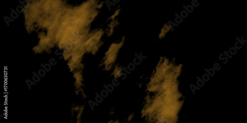 Dark brown smoky cloudscape background. smoke vape vector cloud dreamy atmosphere dramatic smoke overlay before rainstorm design element. Dark Brown and Teal Smoky Background with Mystical Atmosphere