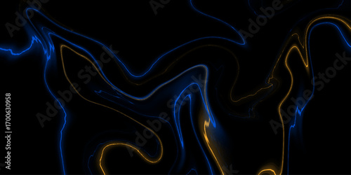 Black, blue marble oil ink liquid swirl texture for do ceramic counter dark abstract light background. wavy pattern texture, aquarelle colors mixing effect abstract backdrop. calm design. 