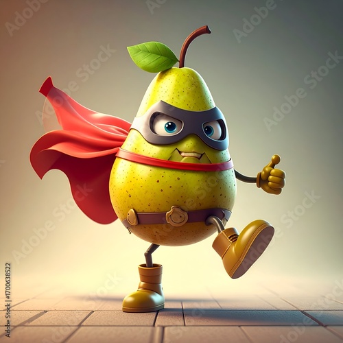 Superhero pear