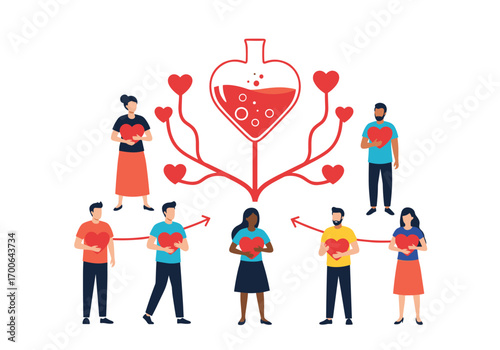 People donate blood to save lives and help others healthier