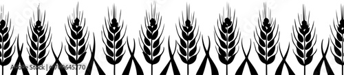 Wheat Field Silhouette Illustration