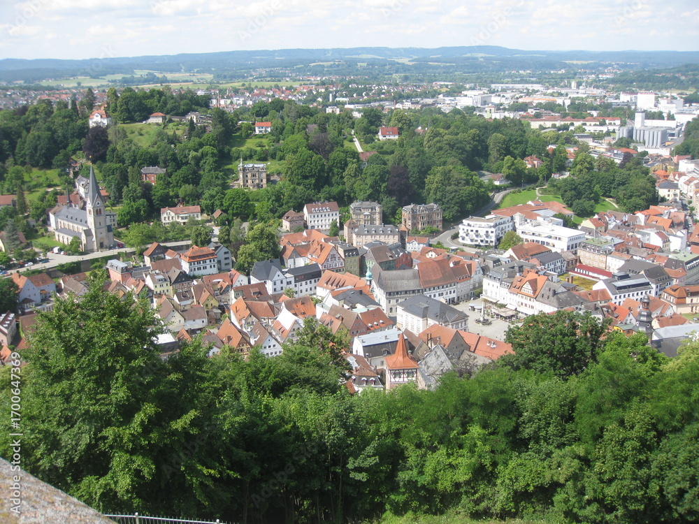 Fototapeta premium Kulmbach von oben