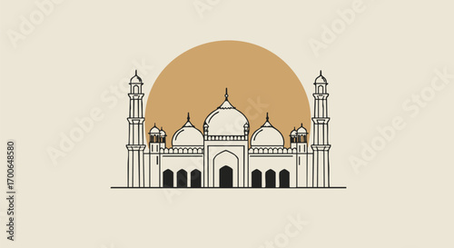 Monumental Mosque Building