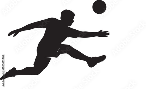 football player silhouette