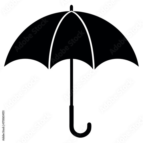 Umbrella flat icon vector design. Rain drop protection