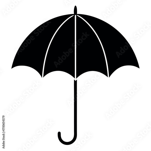 Umbrella flat icon vector design. Rain drop protection