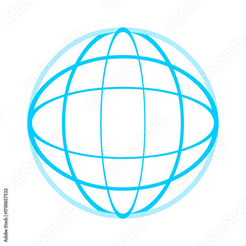 Global Connectivity: A minimalist illustration of a globe, depicting the interconnectedness of our world, emphasizing communication, travel, and the digital age.