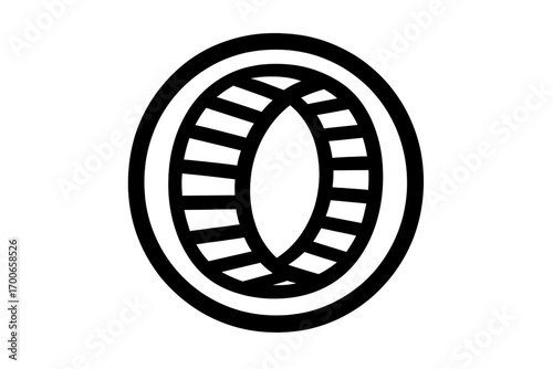 Vector Illustration of Endless Ladder Loop Icon