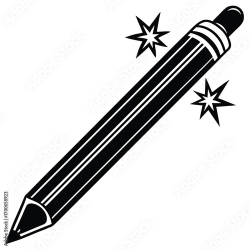 eyeliner pencil vector icon