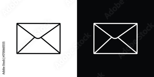 Email icon in line design. editable stroke icon.