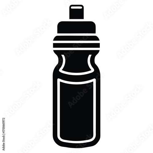 sports drink bottle vector icon