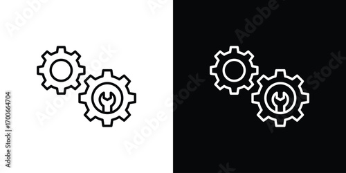 Project Development icon in line design. editable stroke icon.