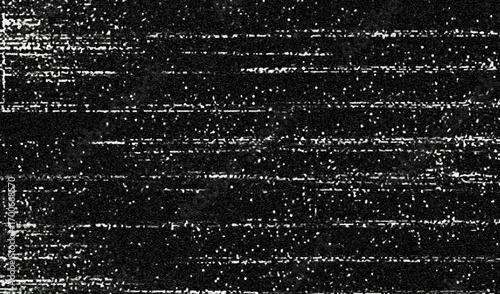 Retro VHS background. Glitch art scan line background. TV scan line monitor for old technology concept. Glitch camera effect.