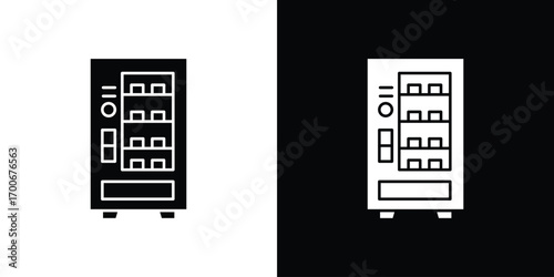 Vending machine icon Concept. vector design and illustration.