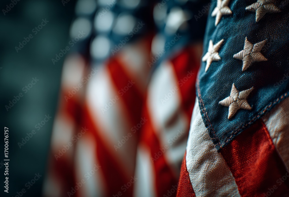 Obraz premium American Pride: Stars and Stripes Forever