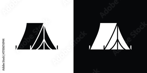 Tent icon Concept. vector design and illustration.