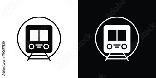 Subway icon Concept. vector design and illustration.