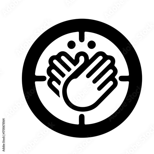 Icon of wash hands sign board